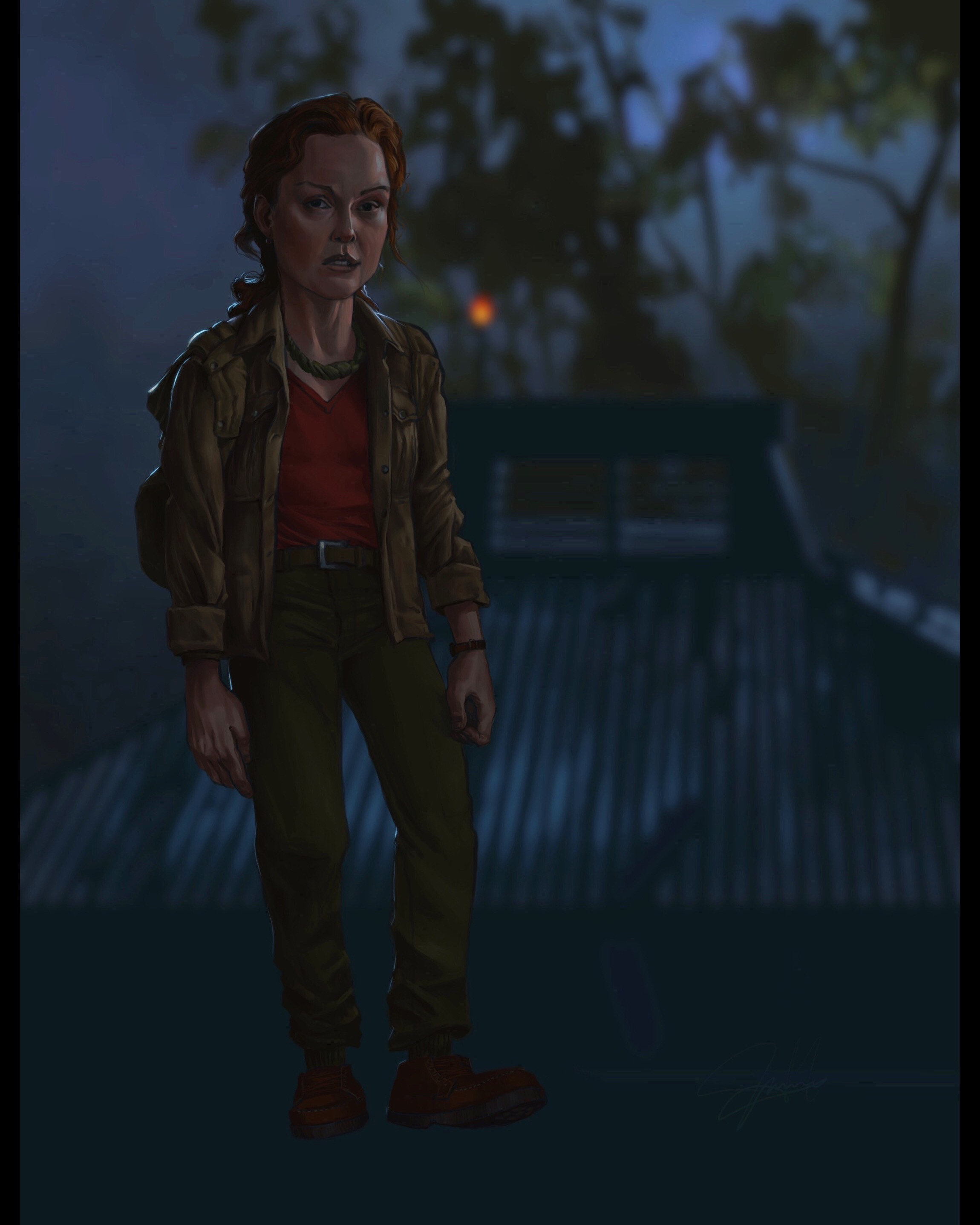 Artstation The Lost World Jurassic Park Dr Sarah Harding Jaroslav Kosmina