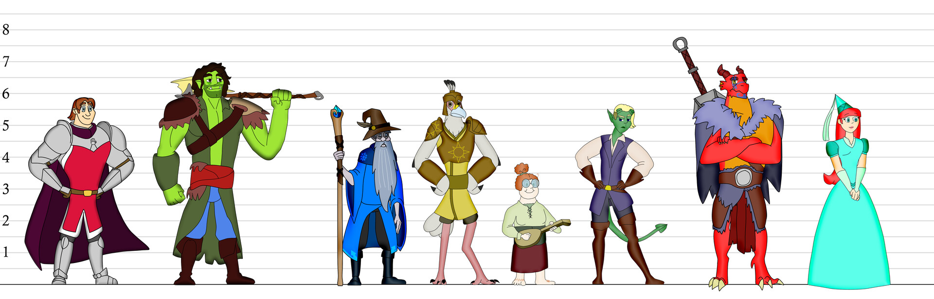 ArtStation Lawful Chaos! Character Lineup