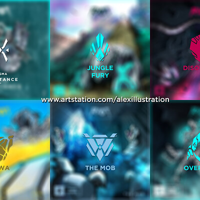 Alex illustration preview all