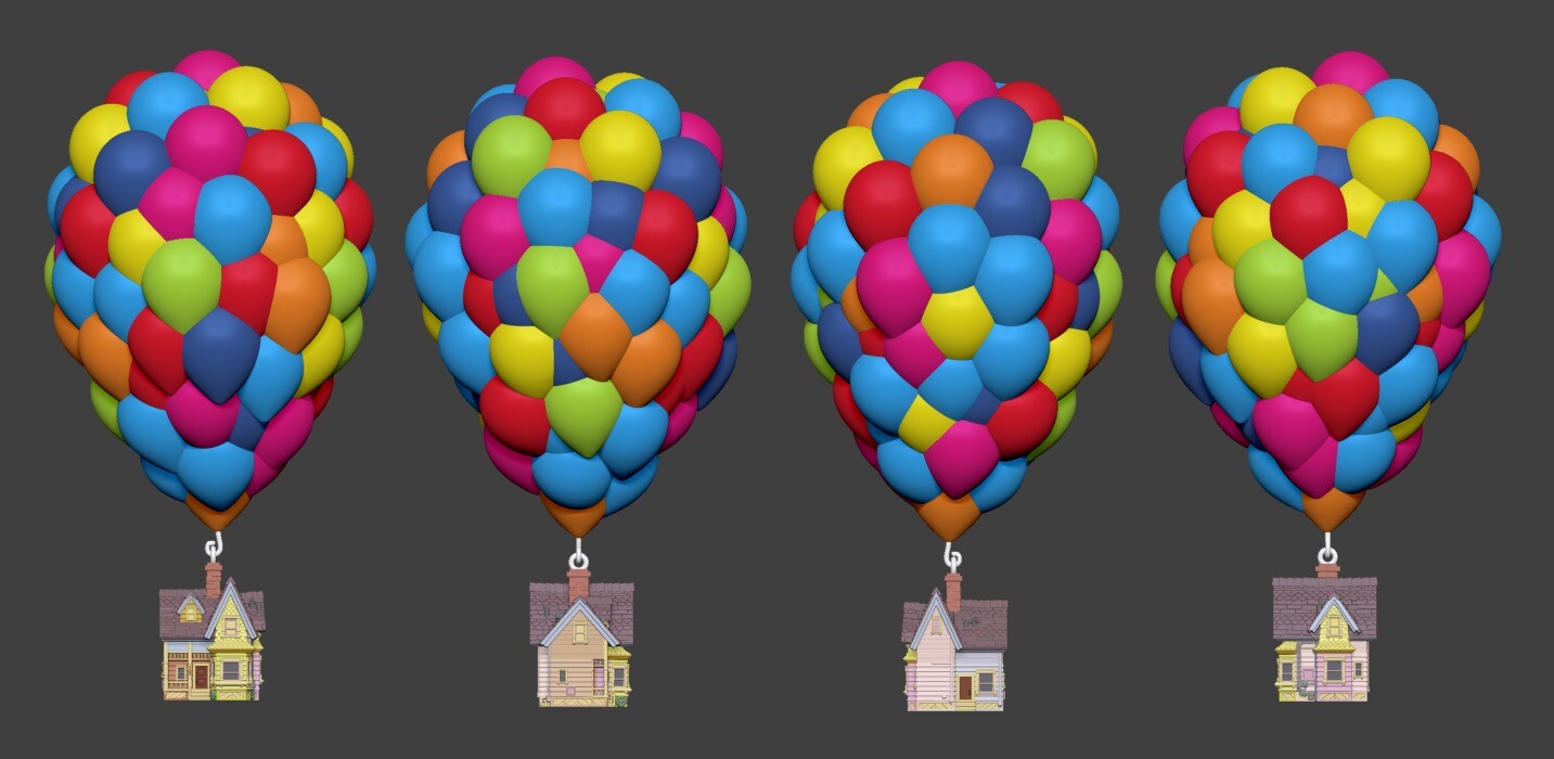 Artstation Up House Christmas Ornament Hallmark Disney