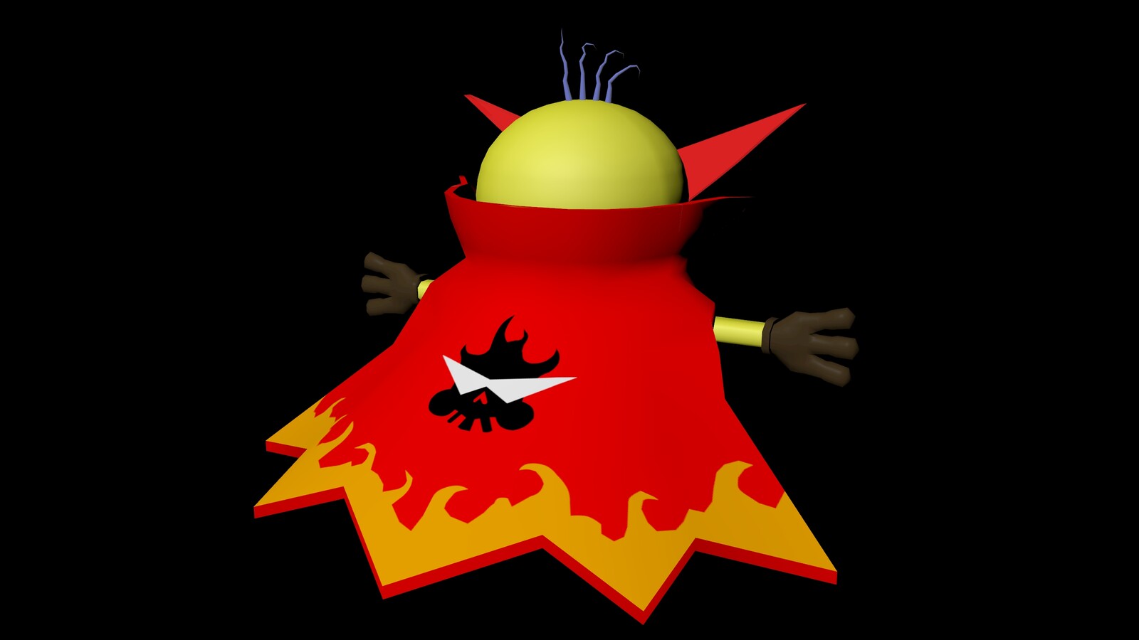 Simple render of the "Kaminion" character (#2)