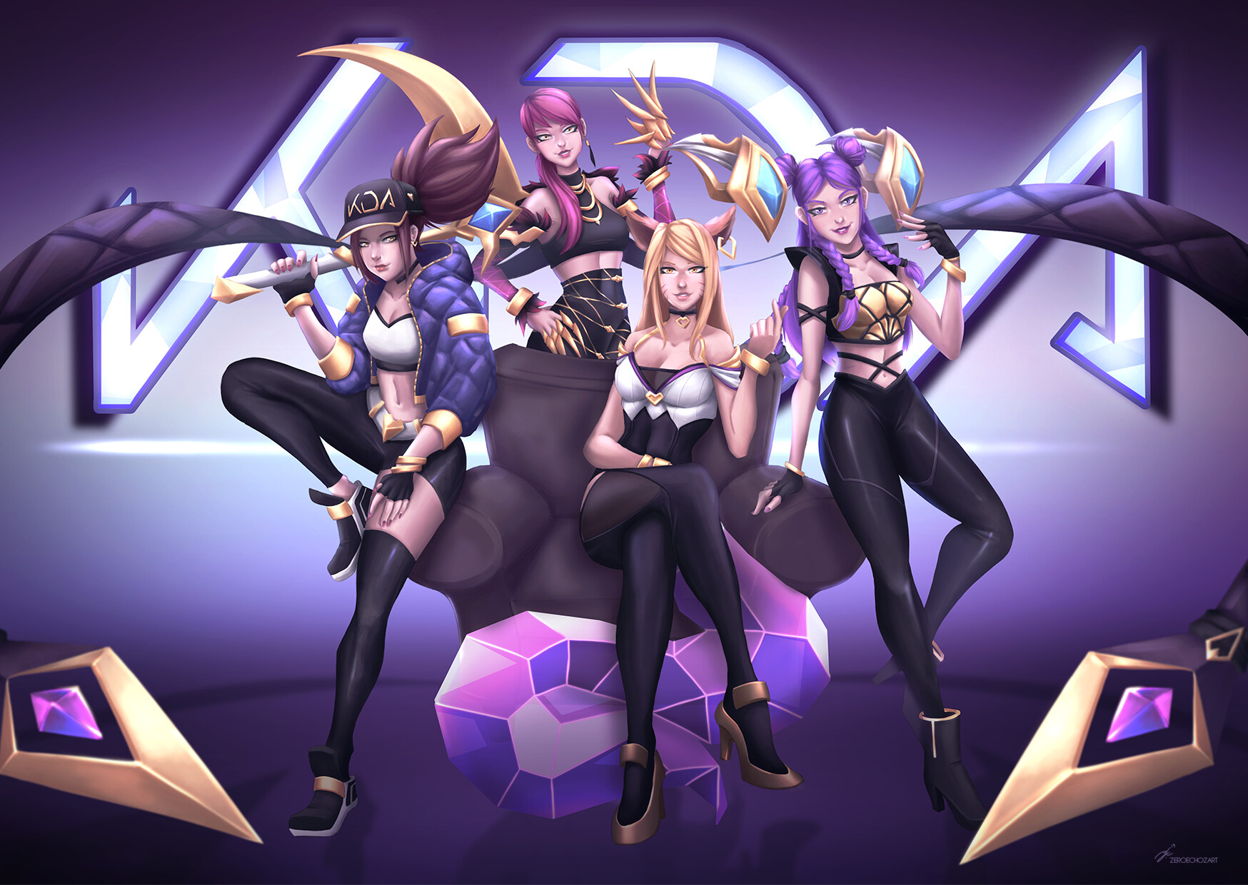 KDA Fanart.