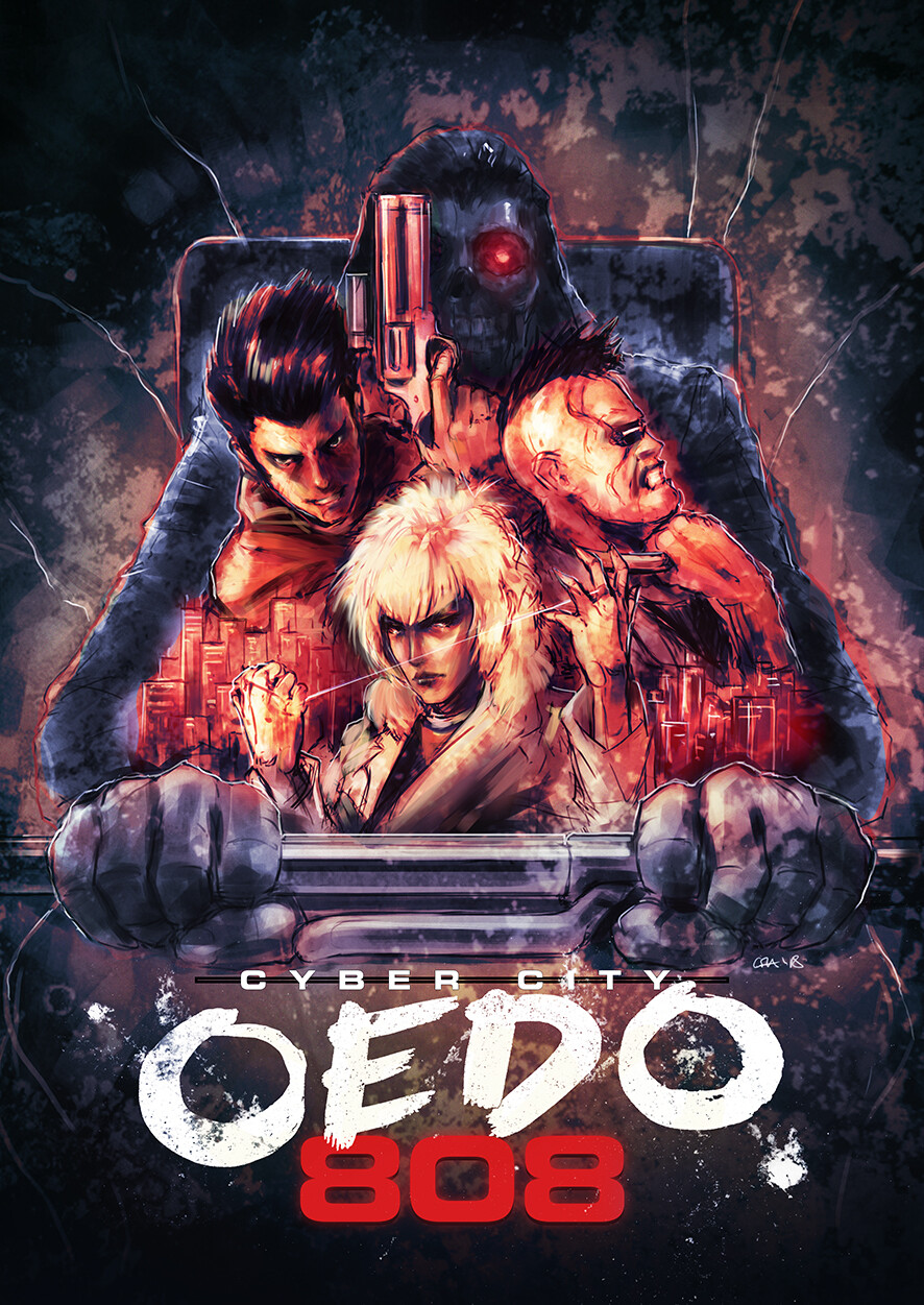 CYBER CITY OEDO 808 B2ポスター Alan Graham - Cyber City Oedo 808 - Theatrical Poster