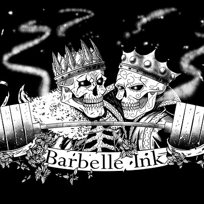 Graham lefroy barbelle ink large