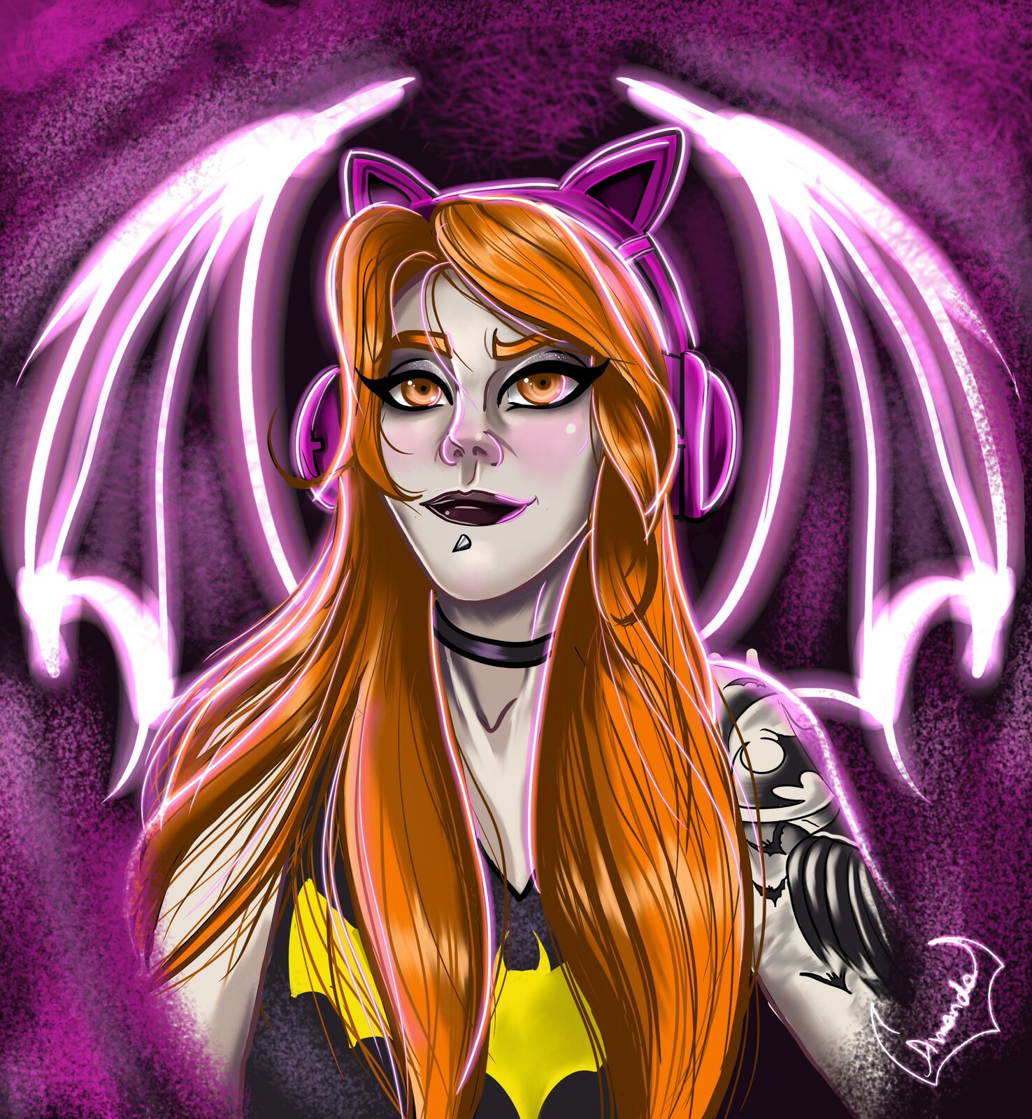 Digital painting. My face.