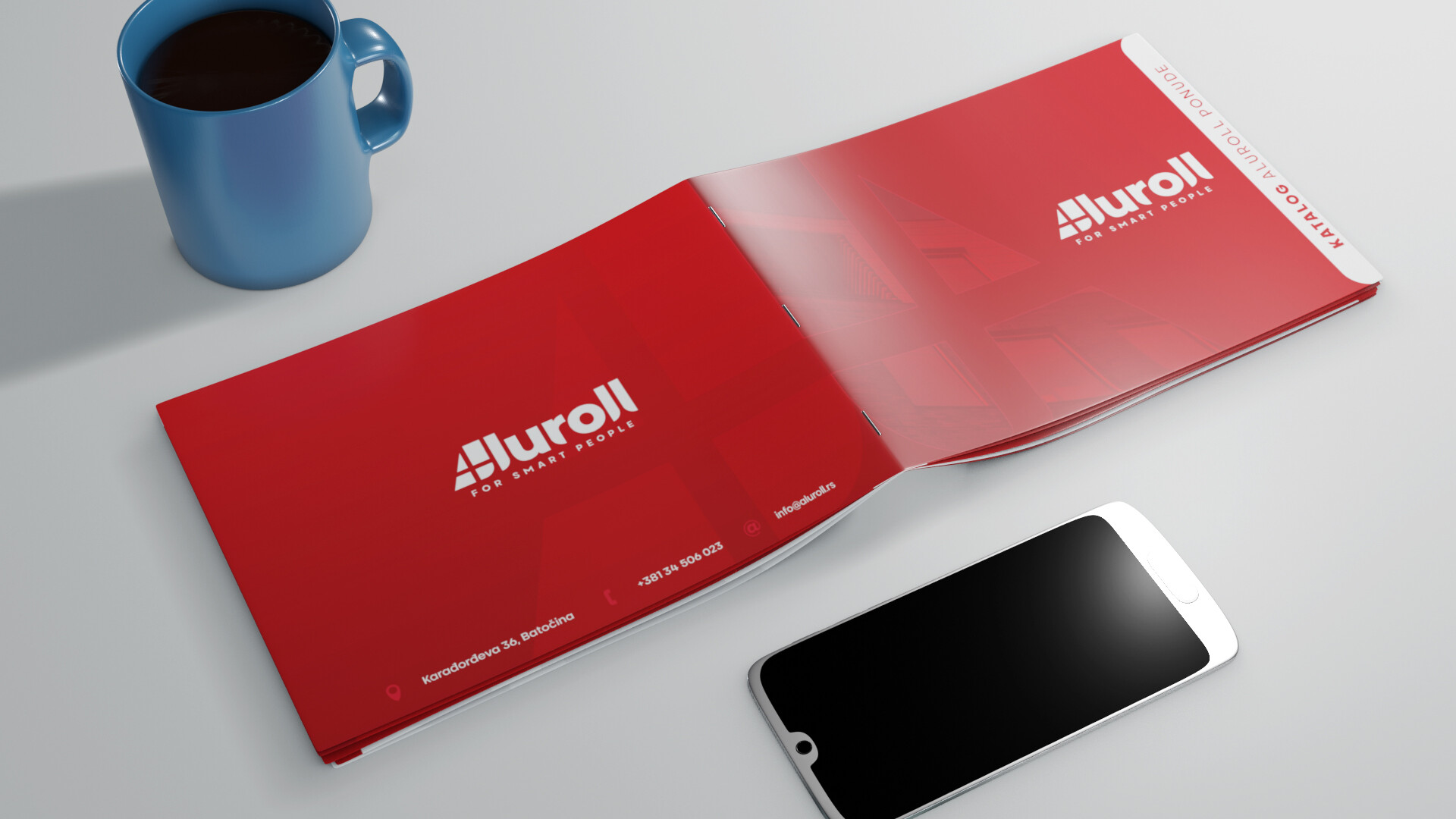 Artstation Example Of The Logo Design For Aluroll Company Nemanja Sekulic