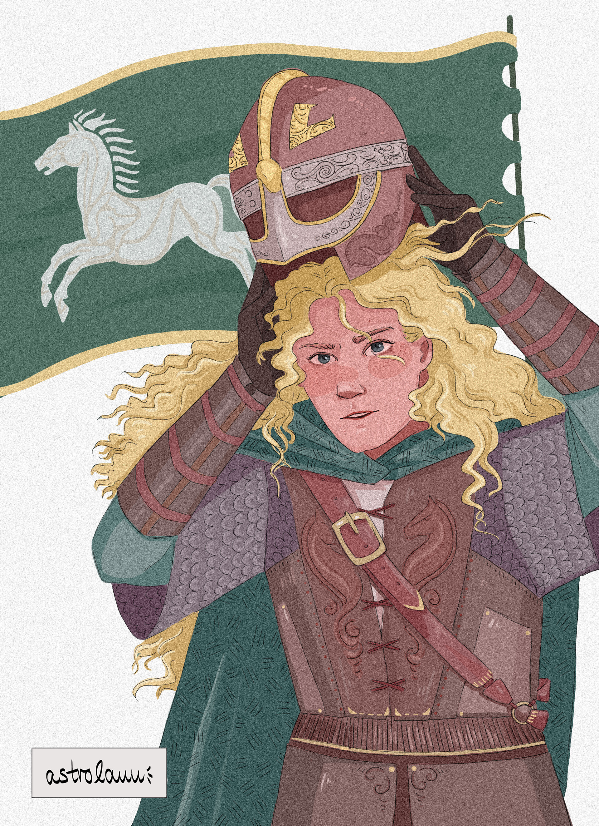Éowyn, shieldmaiden of Rohan : r/aiArt