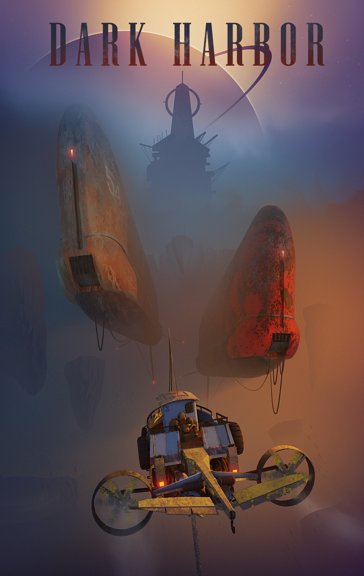 ArtStation Dark harbor