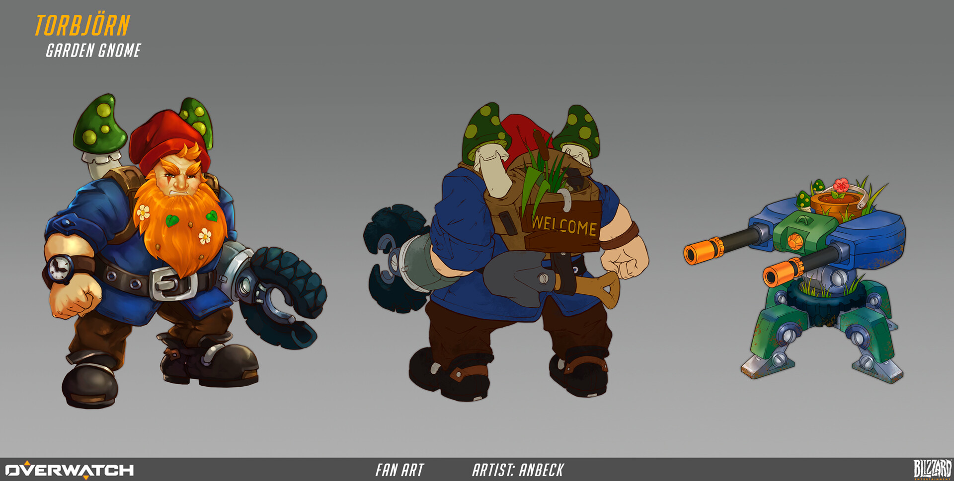 Anna Beck Torbjorn Halloween Fanart Skin
