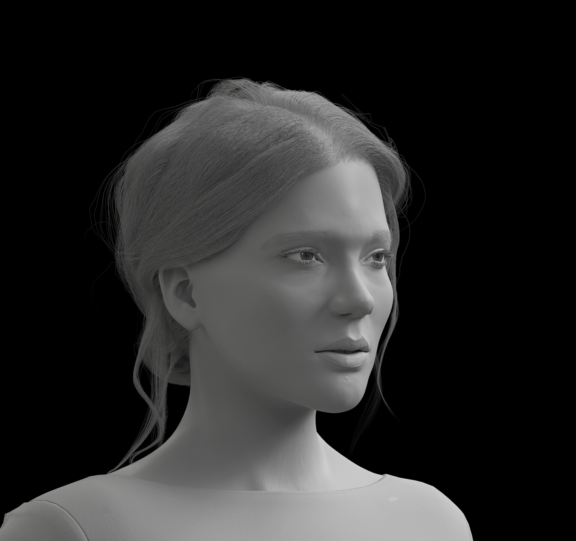 Lea Seydoux 3D model 3D printable