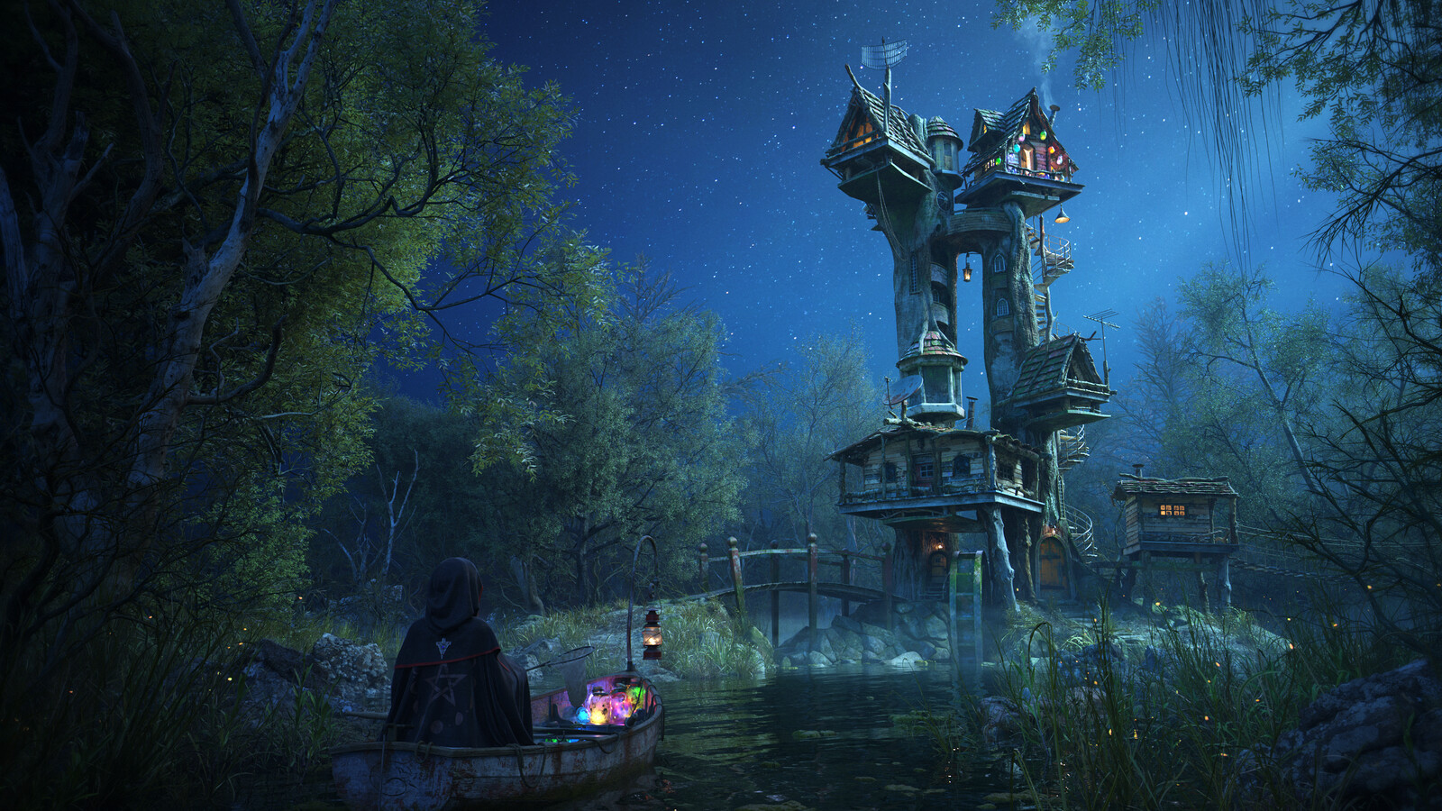 Whimsical Return - Pixar's Woodville Art Challenge