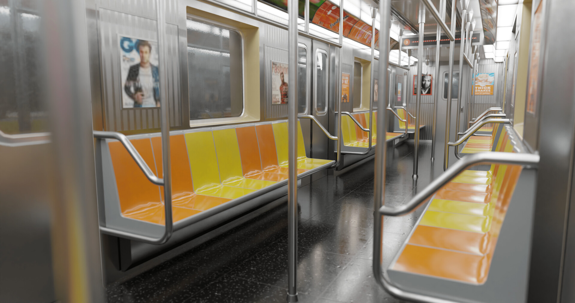 ArtStation - New York Subway 3D model