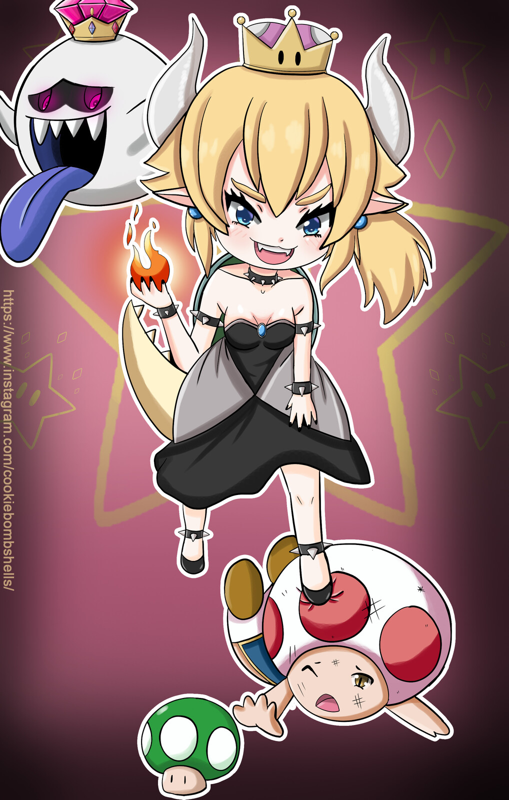 Bowsette Chibi Cookiebombshells Artstation See more of bowsette on facebook. bowsette chibi cookiebombshells