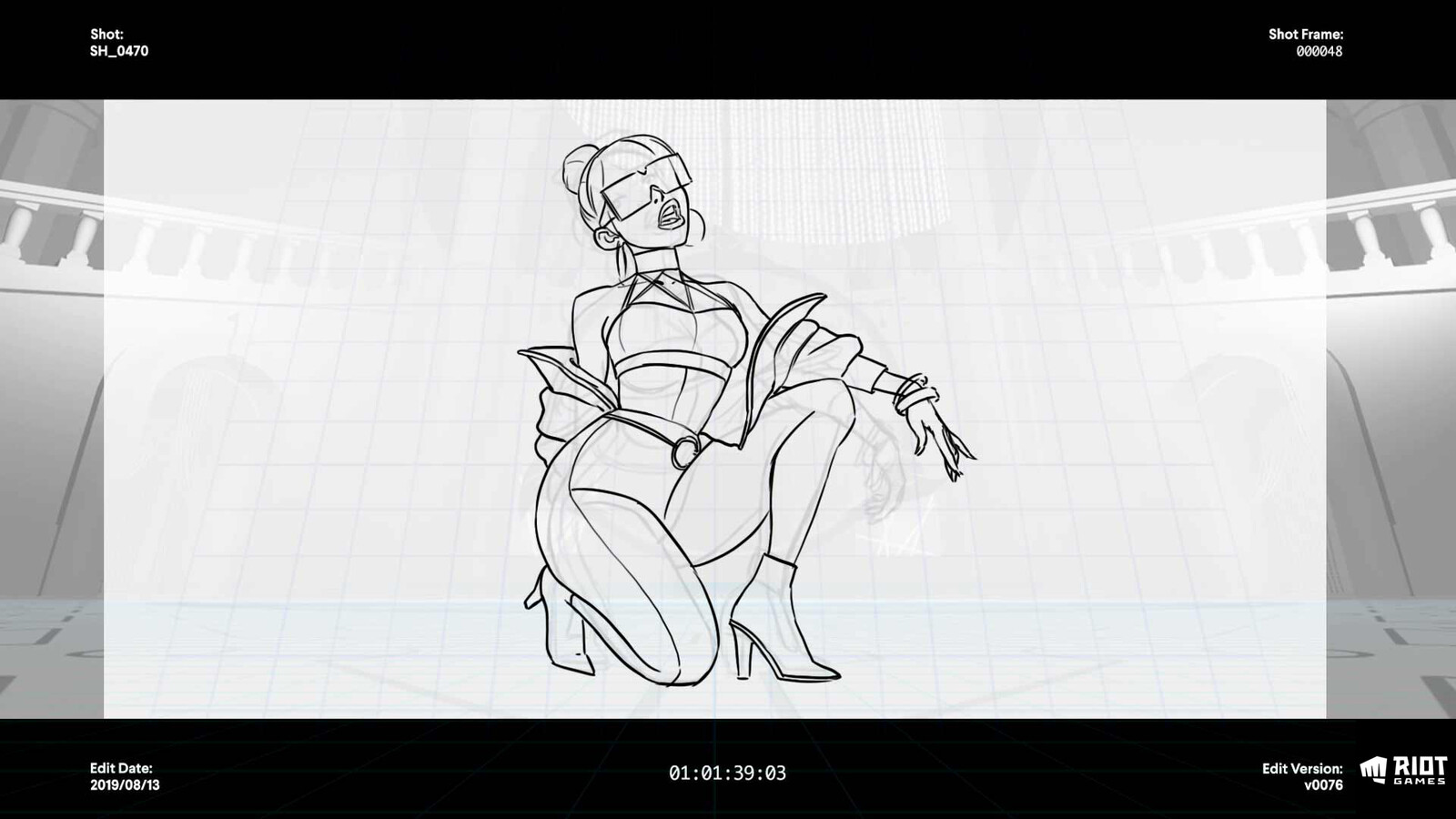 Pose key frame for the video.