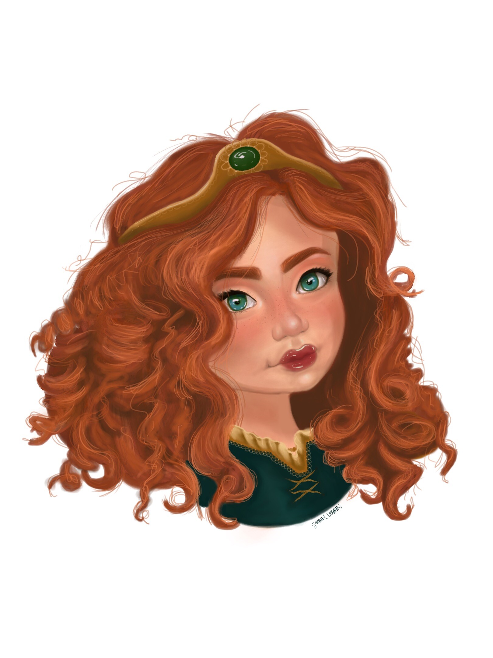 ArtStation - Merida From Brave