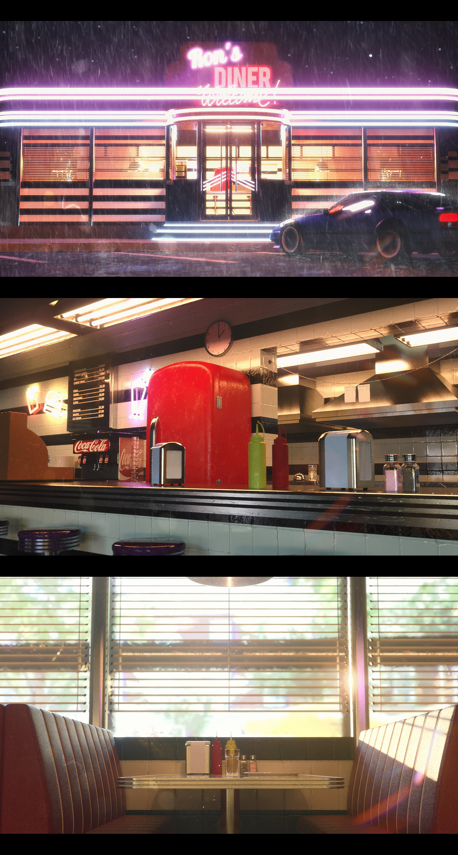 Tiago Scaff - Ron's Diner - Enviroment Project