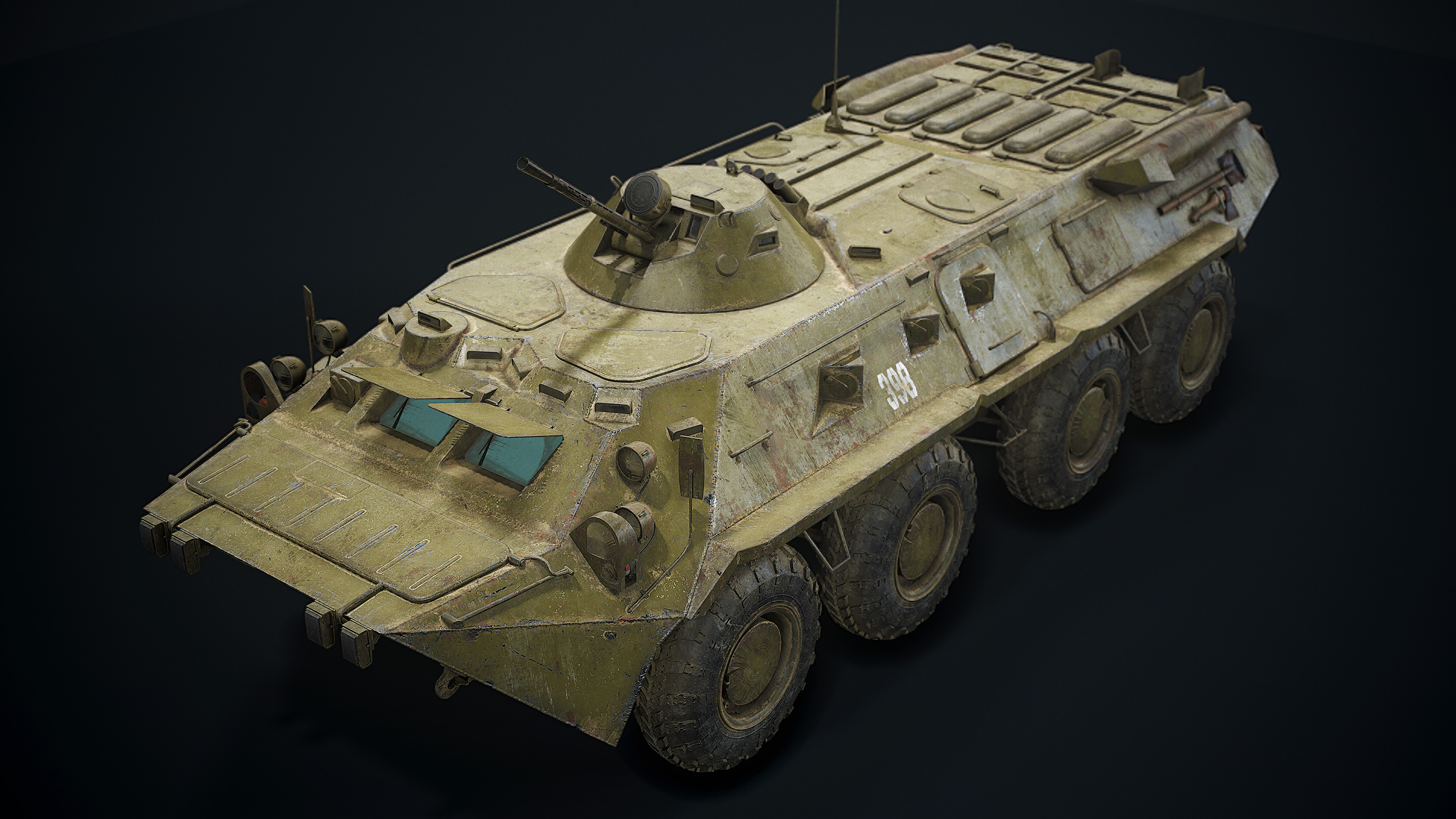 Rhinoda Team - BTR - 80. Soviet armored personnel carrier.