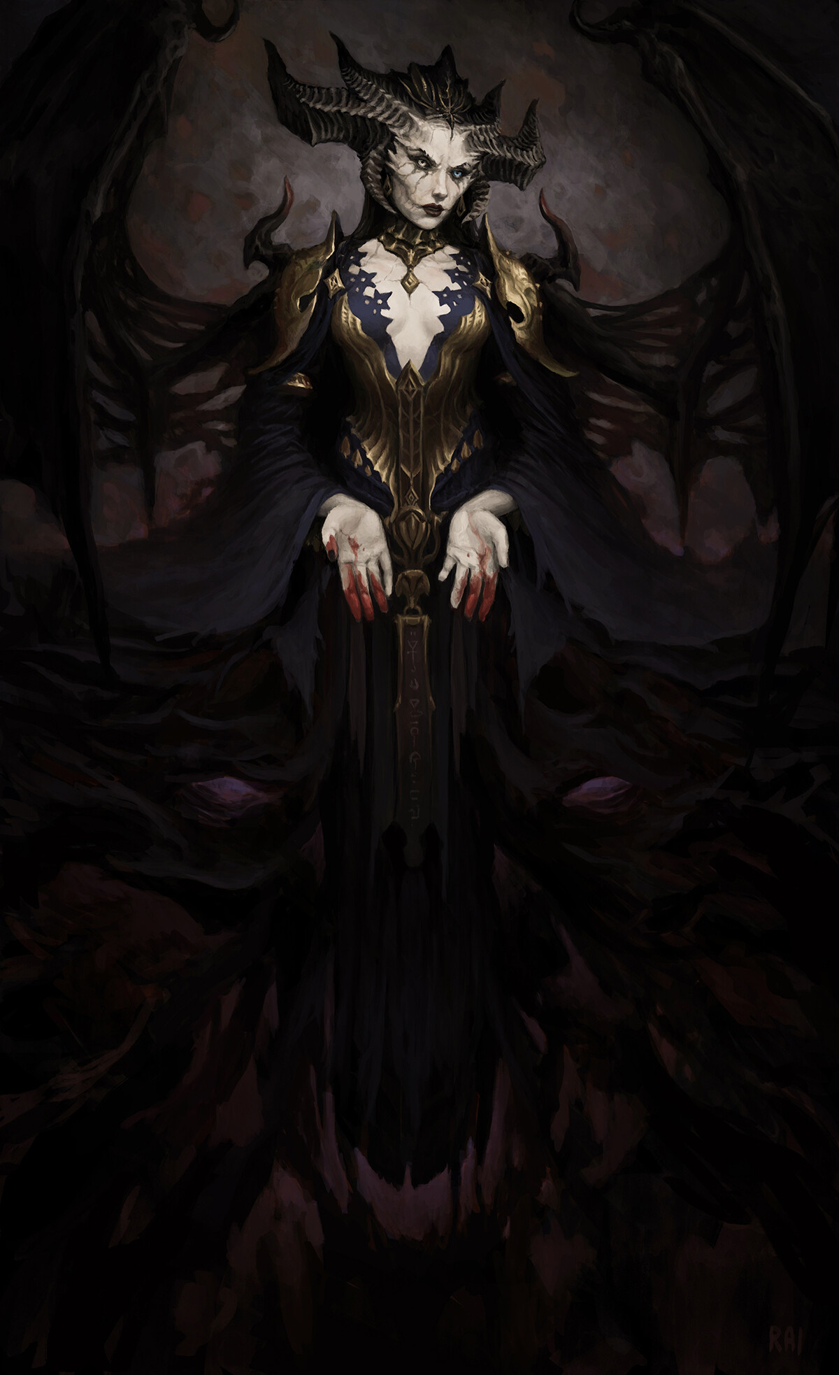 Artstation Lilith Diablo Fan Art Rai Wald