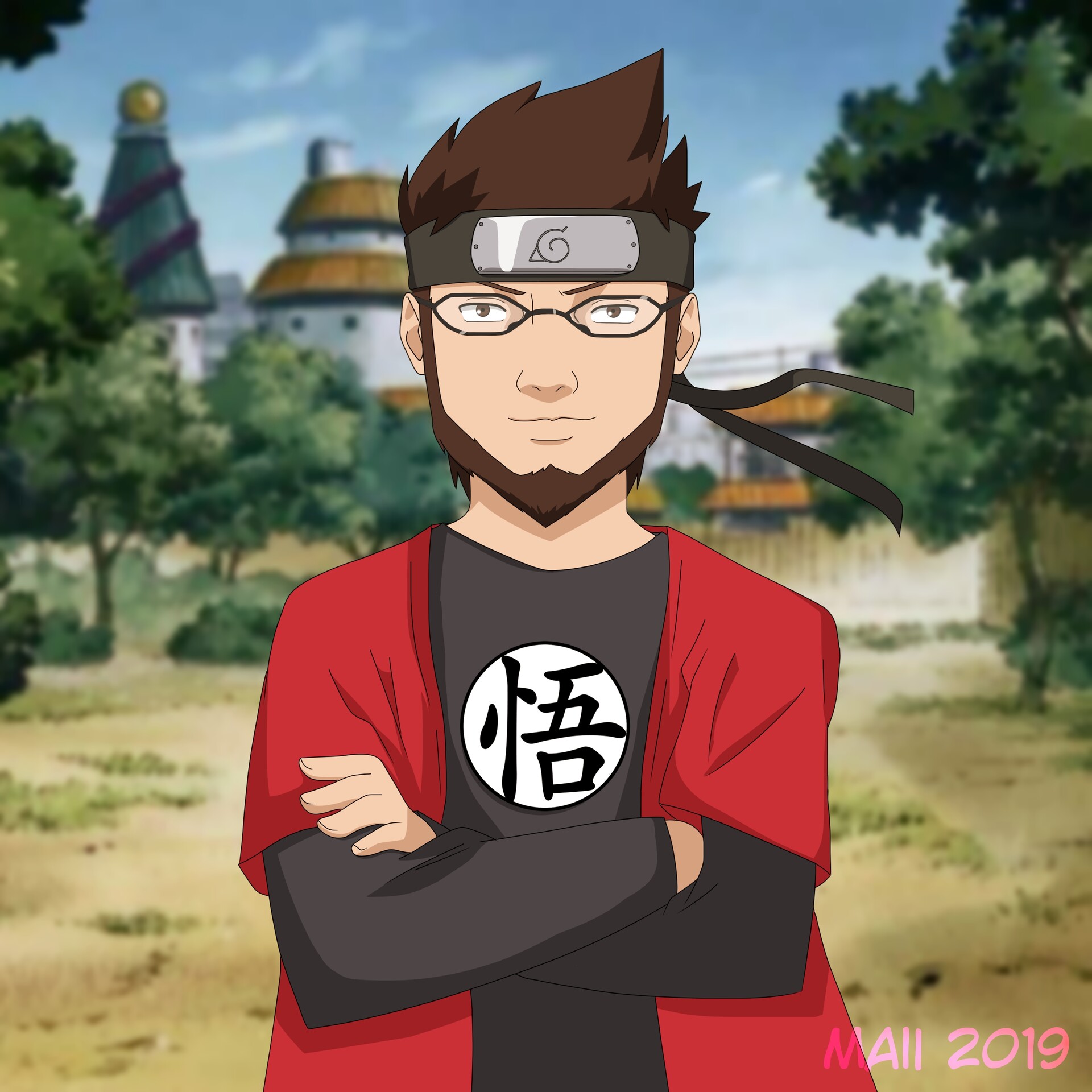 ArtStation - Tried recreating a digital painting of Naruto and