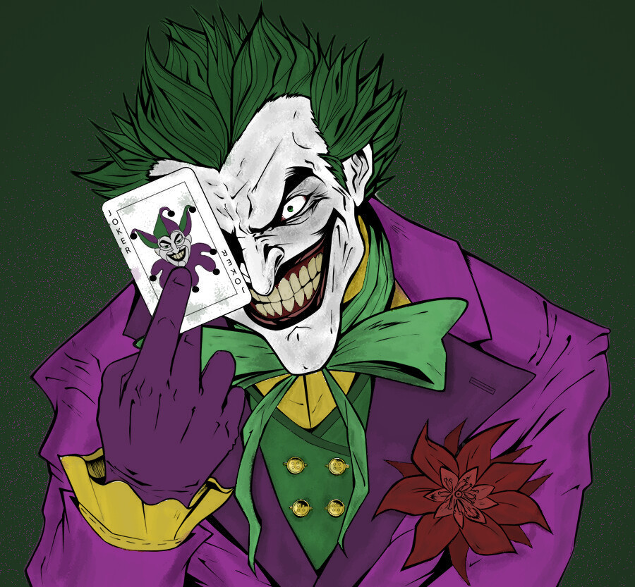 ArtStation Joker Charcoal Original artwork by TheHarmine