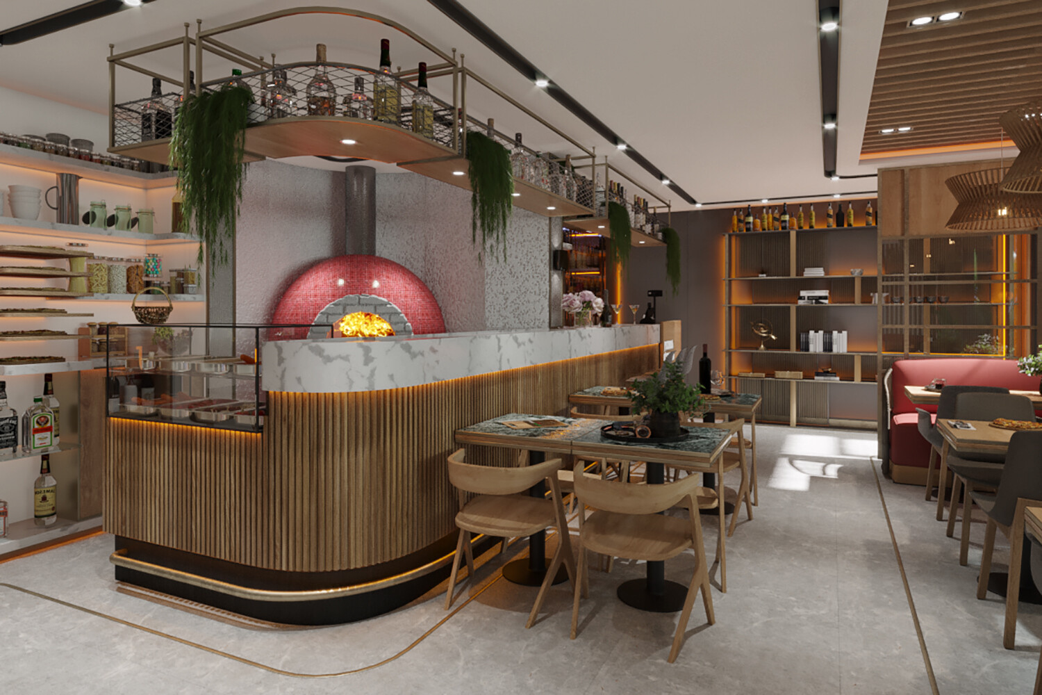 ArtStation PIZZERIA O'SOLE MIO DESIGN