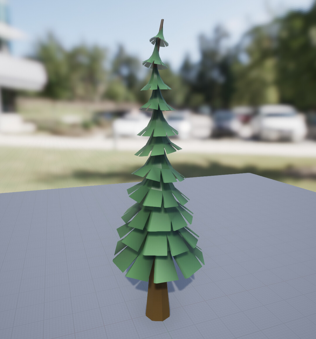 Tree in unreal engine 