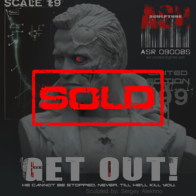 Asr sculpture box terminator get out sold