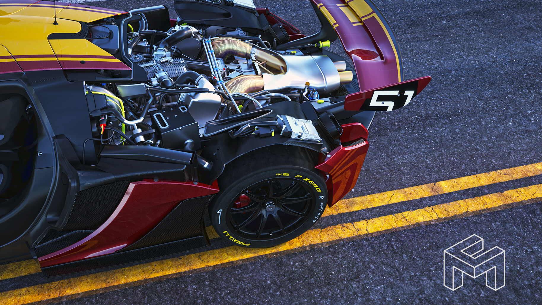 Michael Coloso McLaren Twin Turbo V8 engine