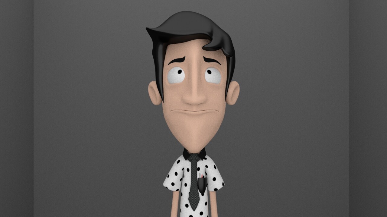 3d cartoon style