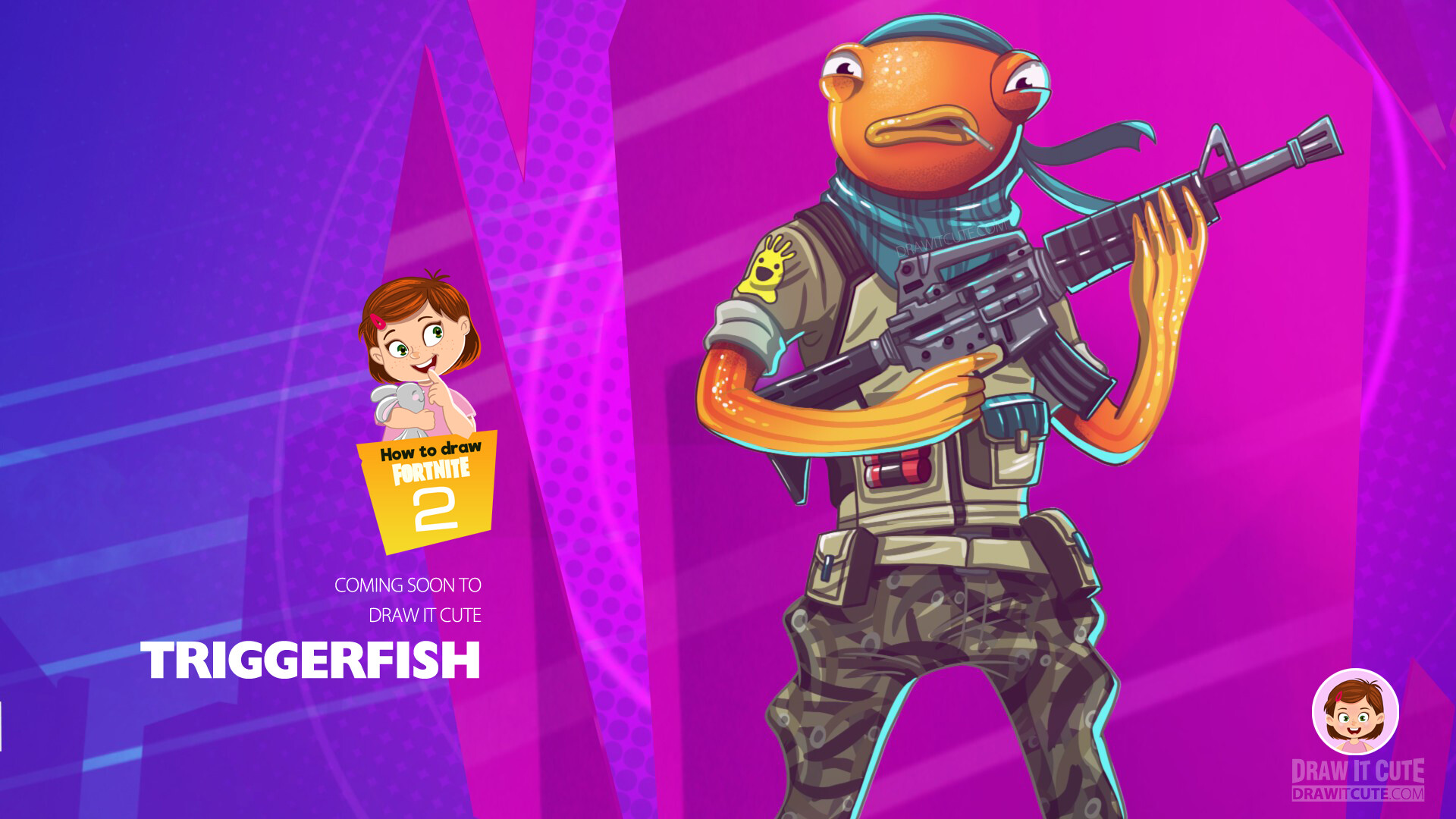 Artstation How To Draw Triggerfish Fortnite Chapter 2