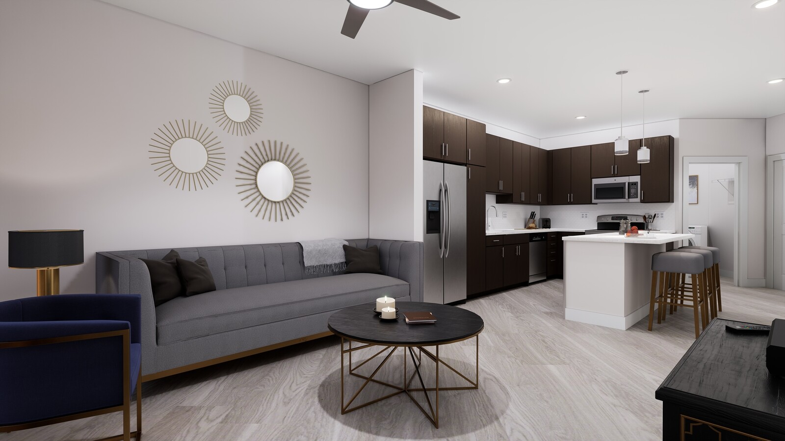 Unit A5 Living Room