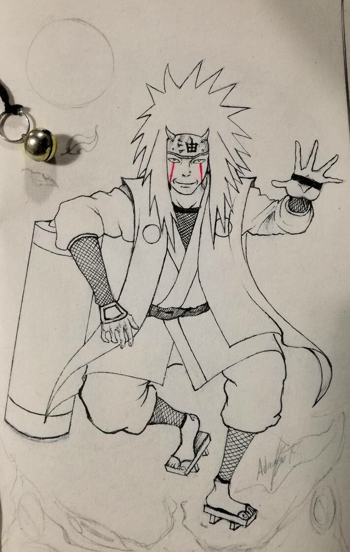 Artstation Jiraiya Legendary Sannin Wise Pervert Hermit Adrian