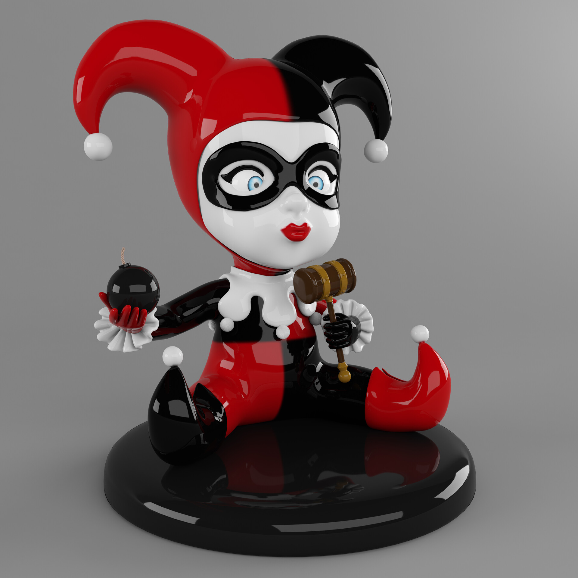 Artstation Statuette Baby Harley Quinn Sora Chan