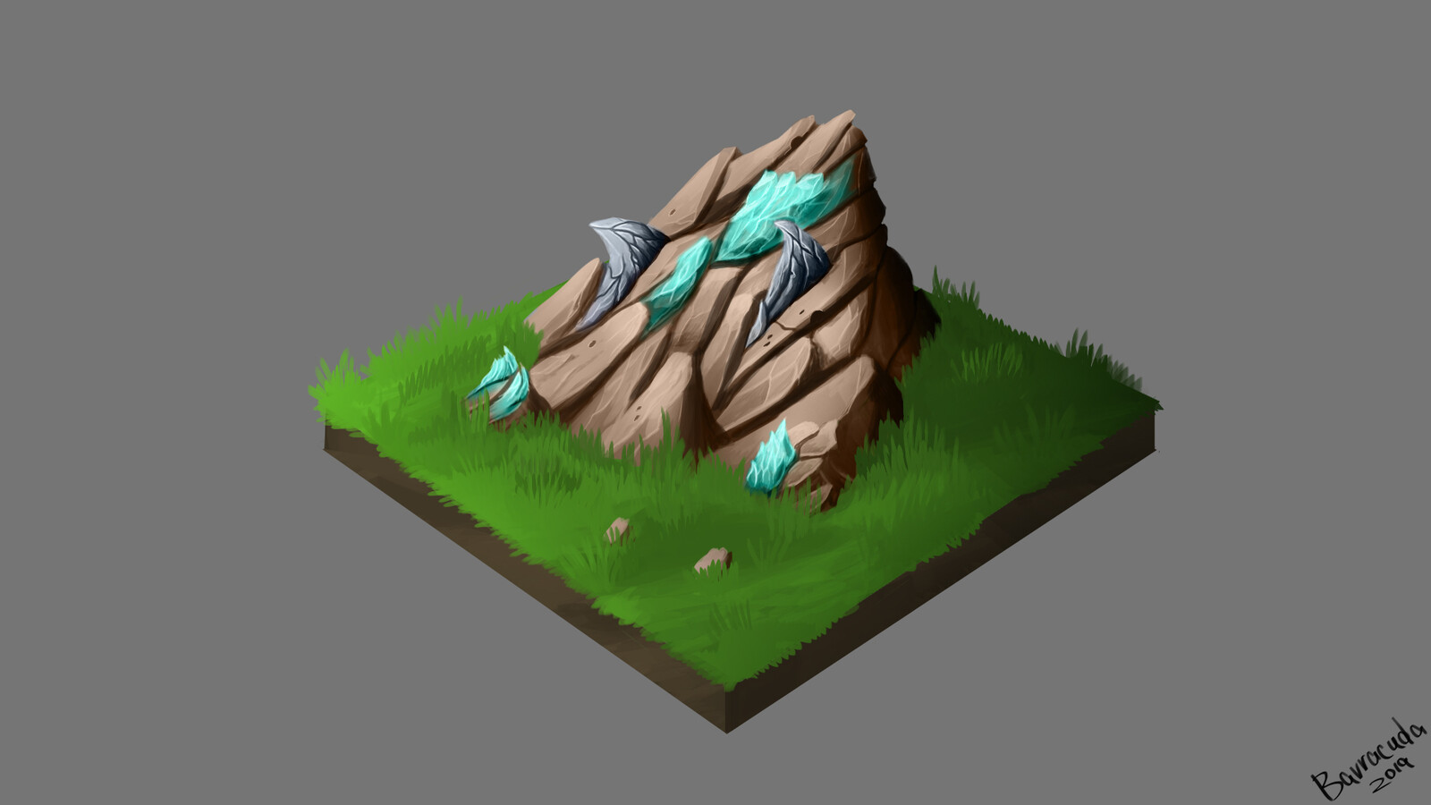 Artstation Kamen Na Trave Asan Salimov