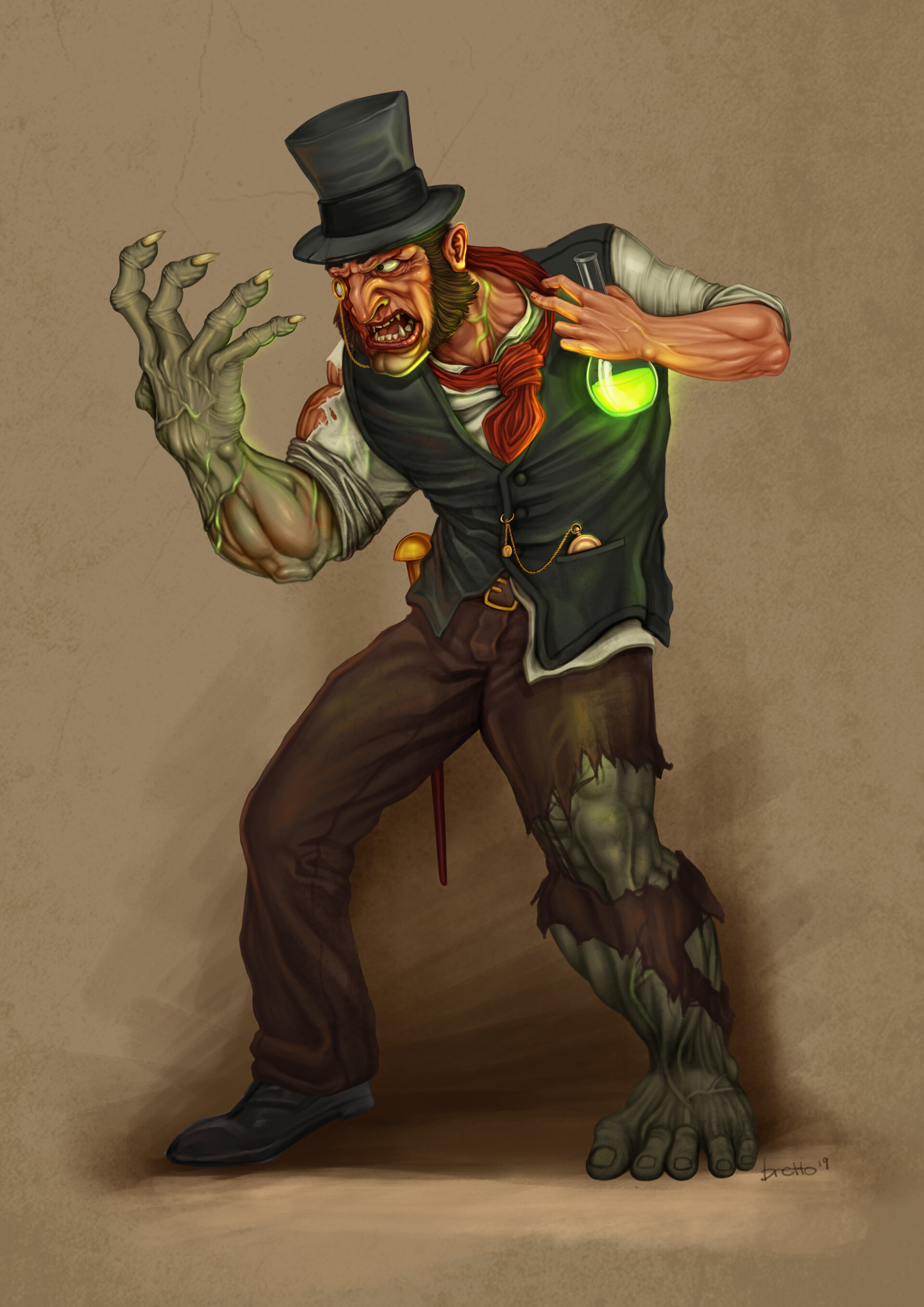 Artstation Unhiding Mr Hyde Bret Lago Lll