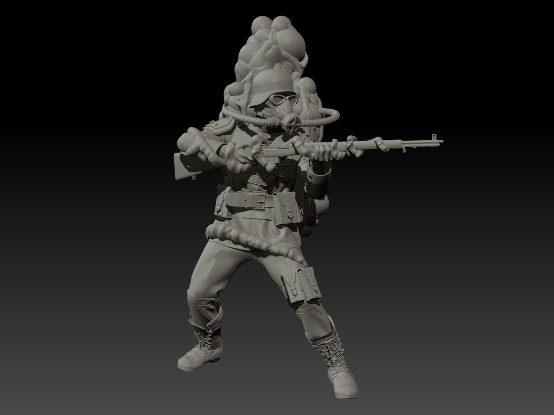 Zbrush - front view