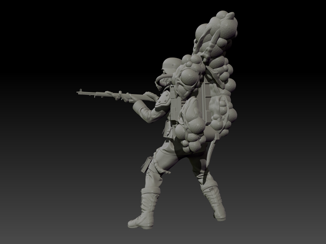 Zbrush - back view