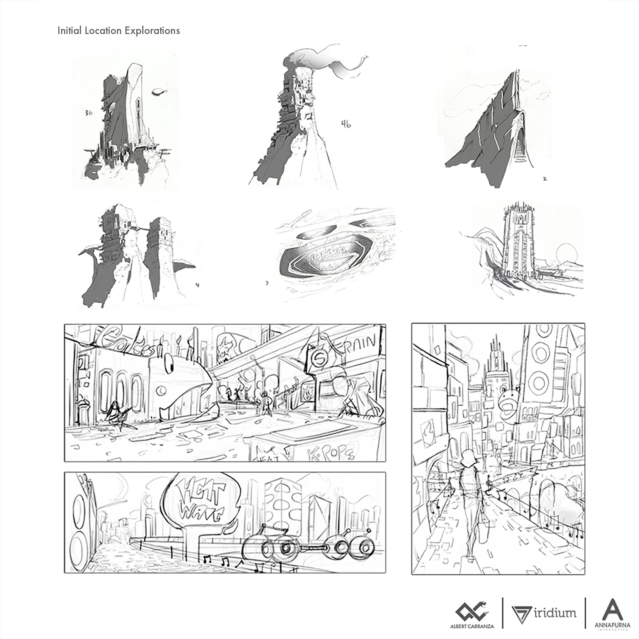 Concepts for an RPG from Iridium Games and Annapurna Interactive