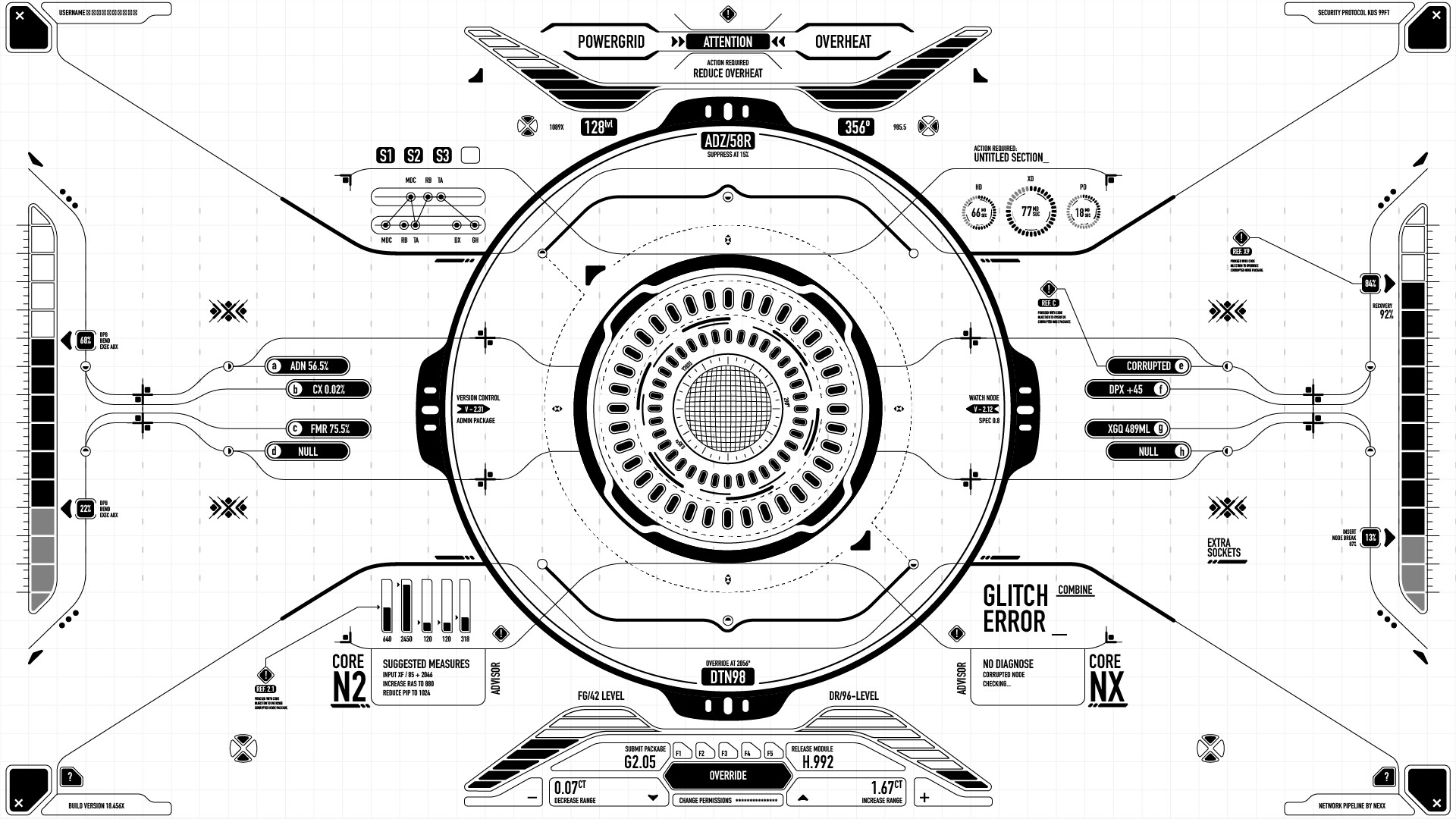 Artstation Futuristic Ui Experiment The Core Rodrigo Bellao