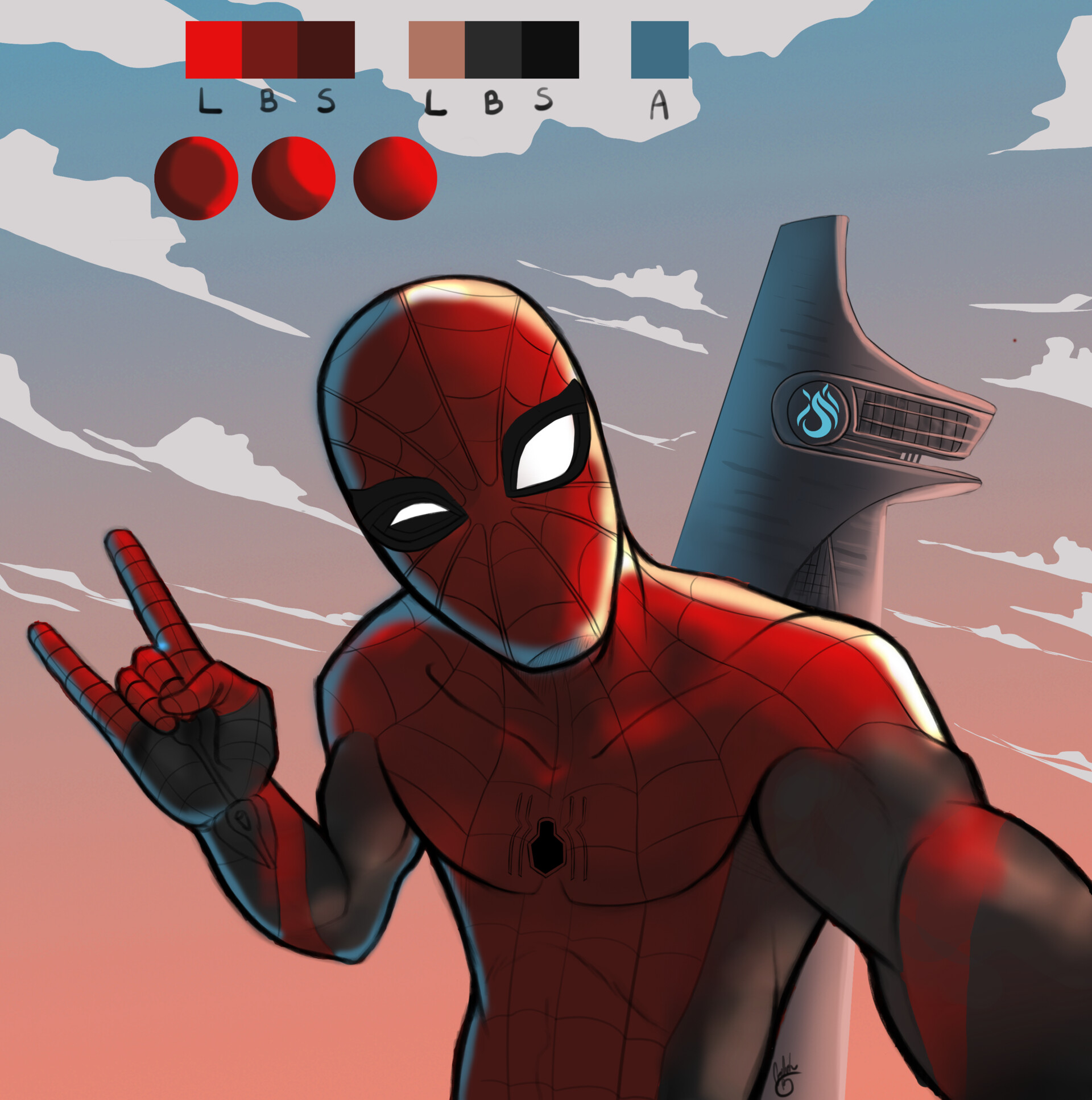 artstation spider man betz betz novackz