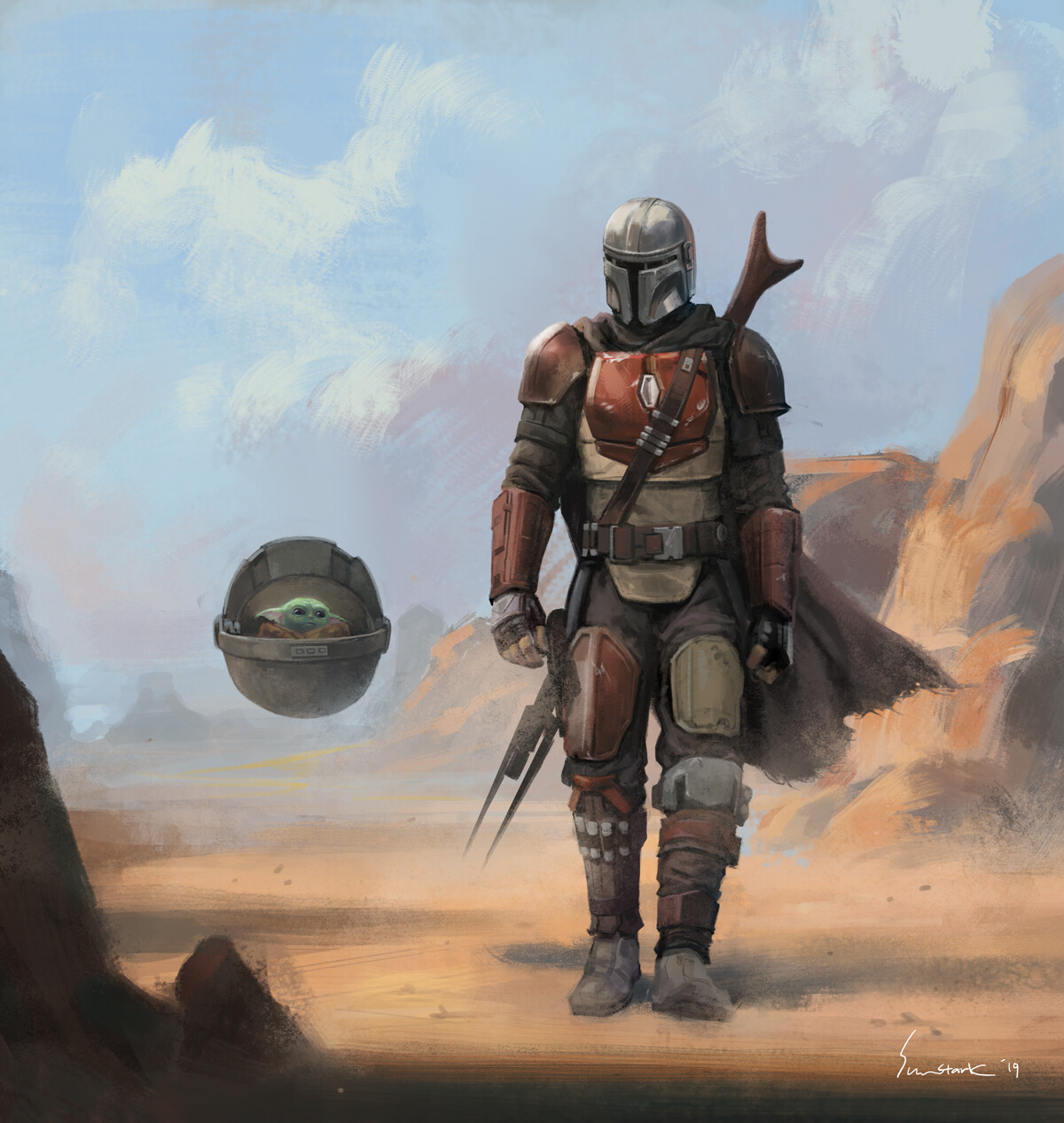 Artstation The Mandalorian Fan Art Sunshine Kim