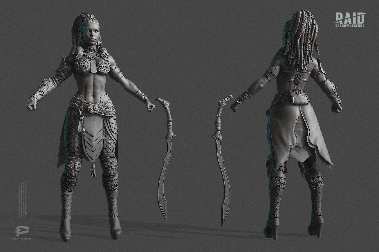 Artstation Barbarian Raid Shadow Legends Artem Shupa Dubrova