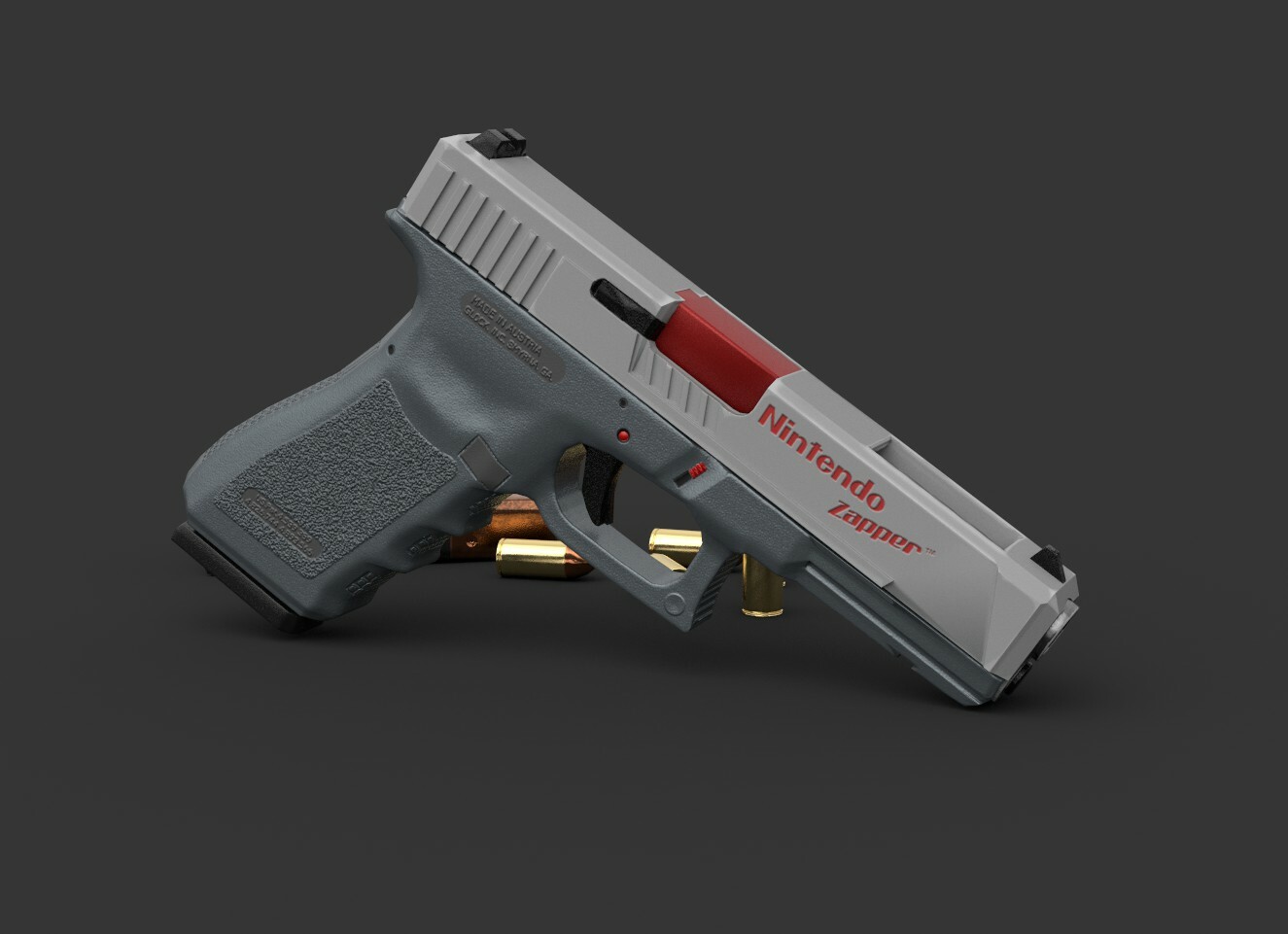 ArtStation gun - Glock 9mm