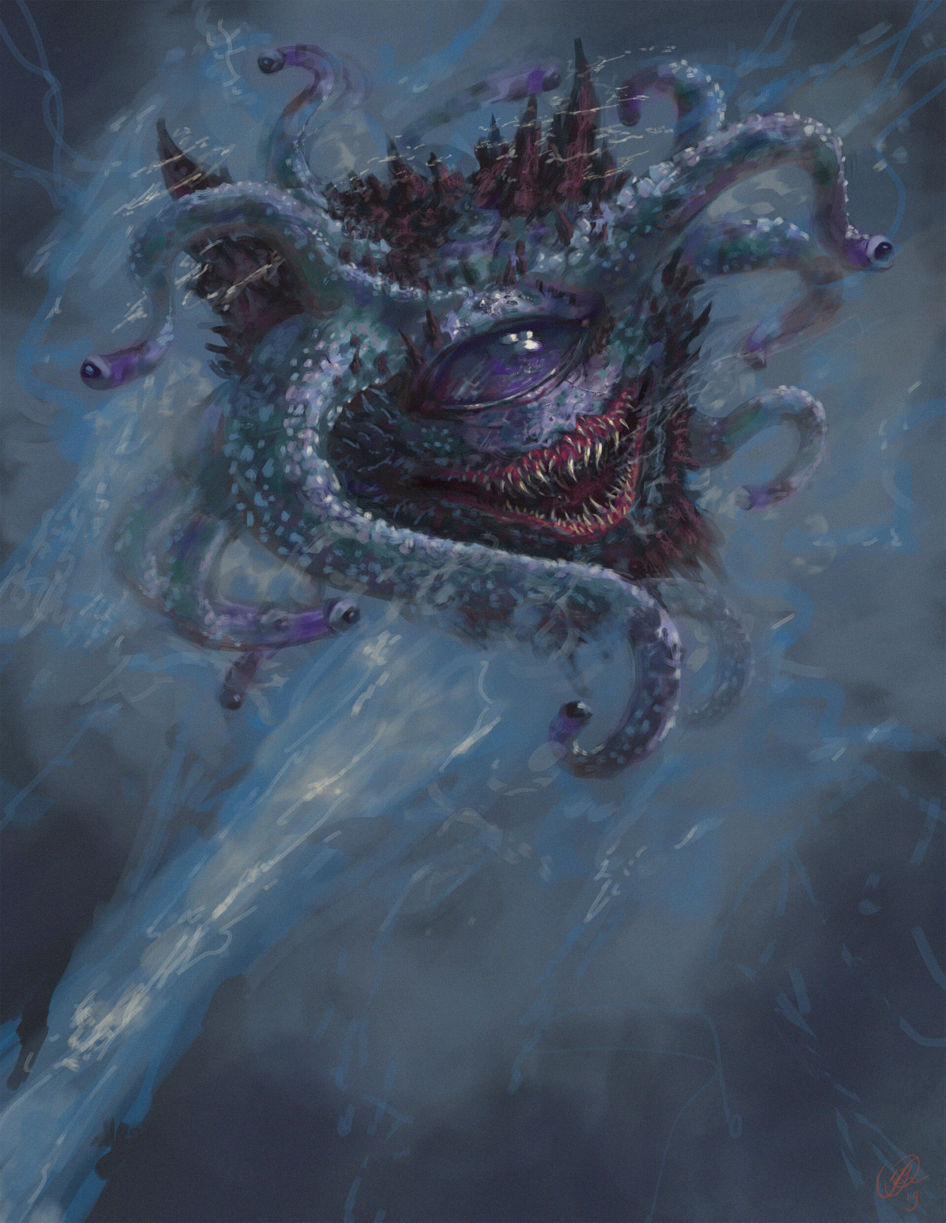 dying beholder art dying beholder art