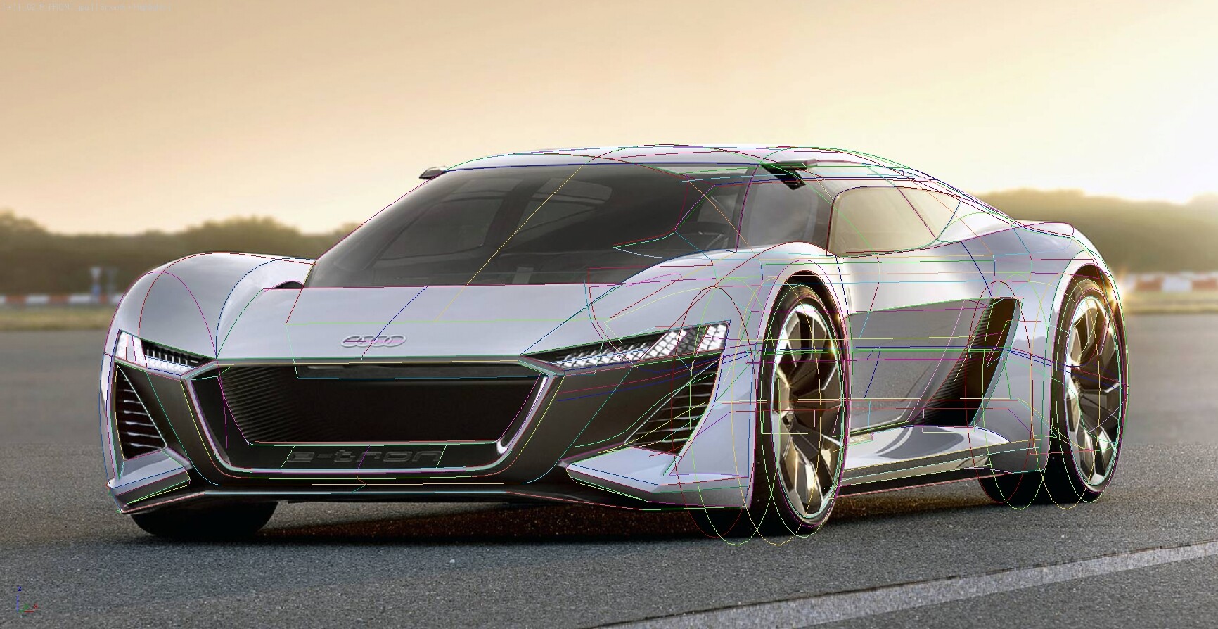 ArtStation AUDI PB18 E Tron Concept Supercar