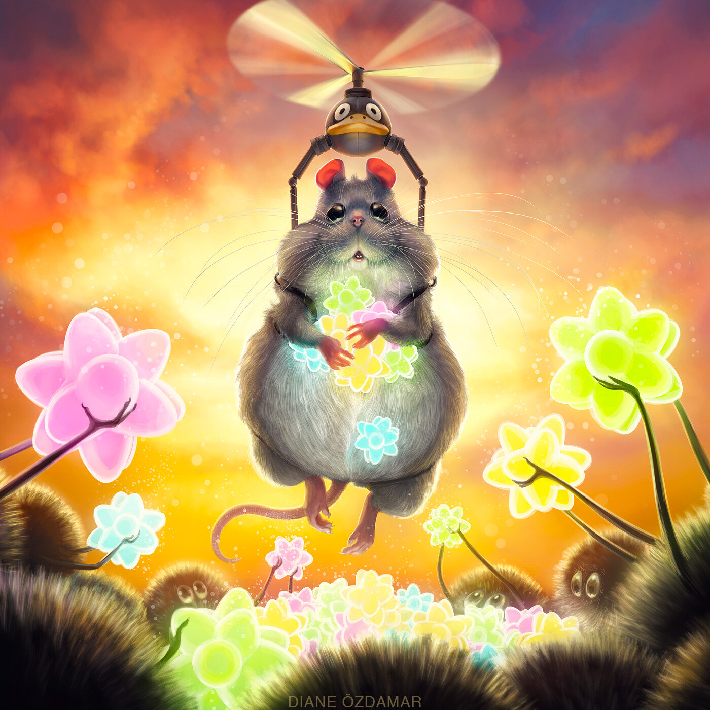 Diane OZDAMAR Boh has a drone CDC Spirited Away