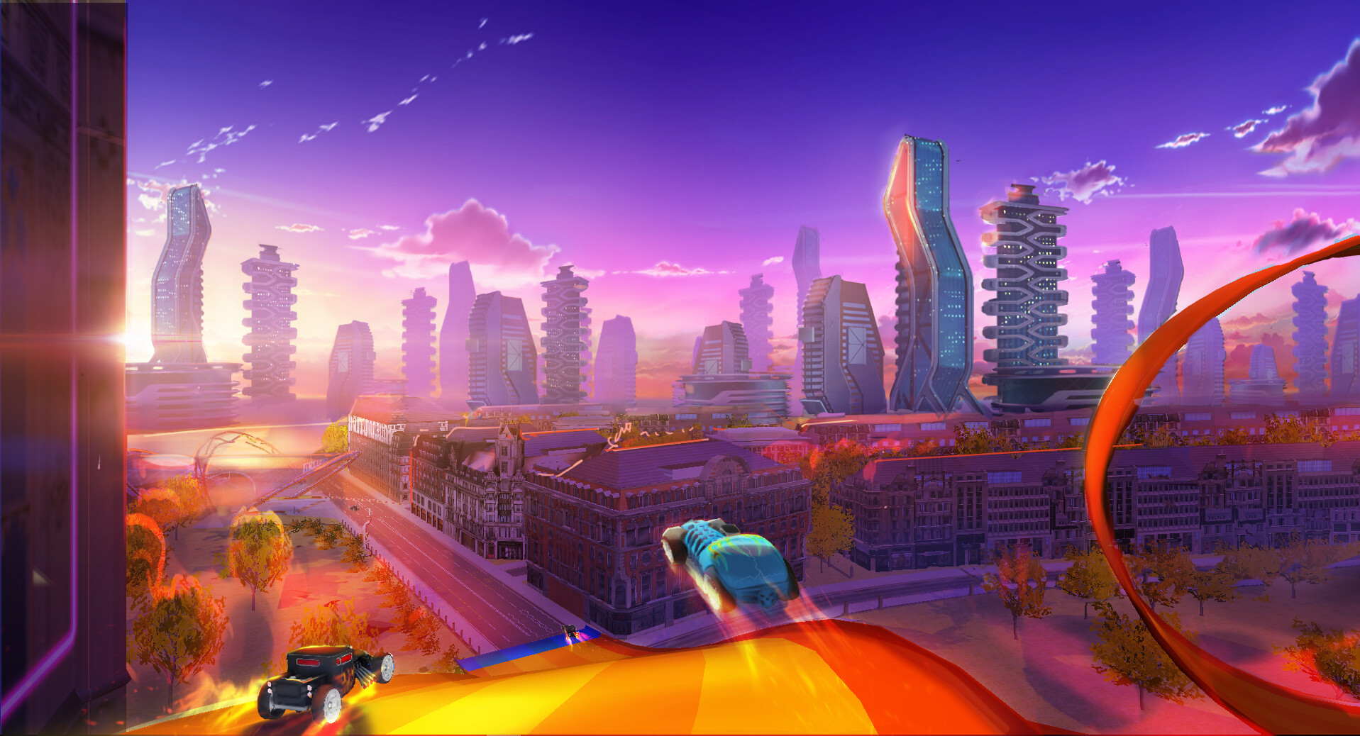 hot wheels infinite loop