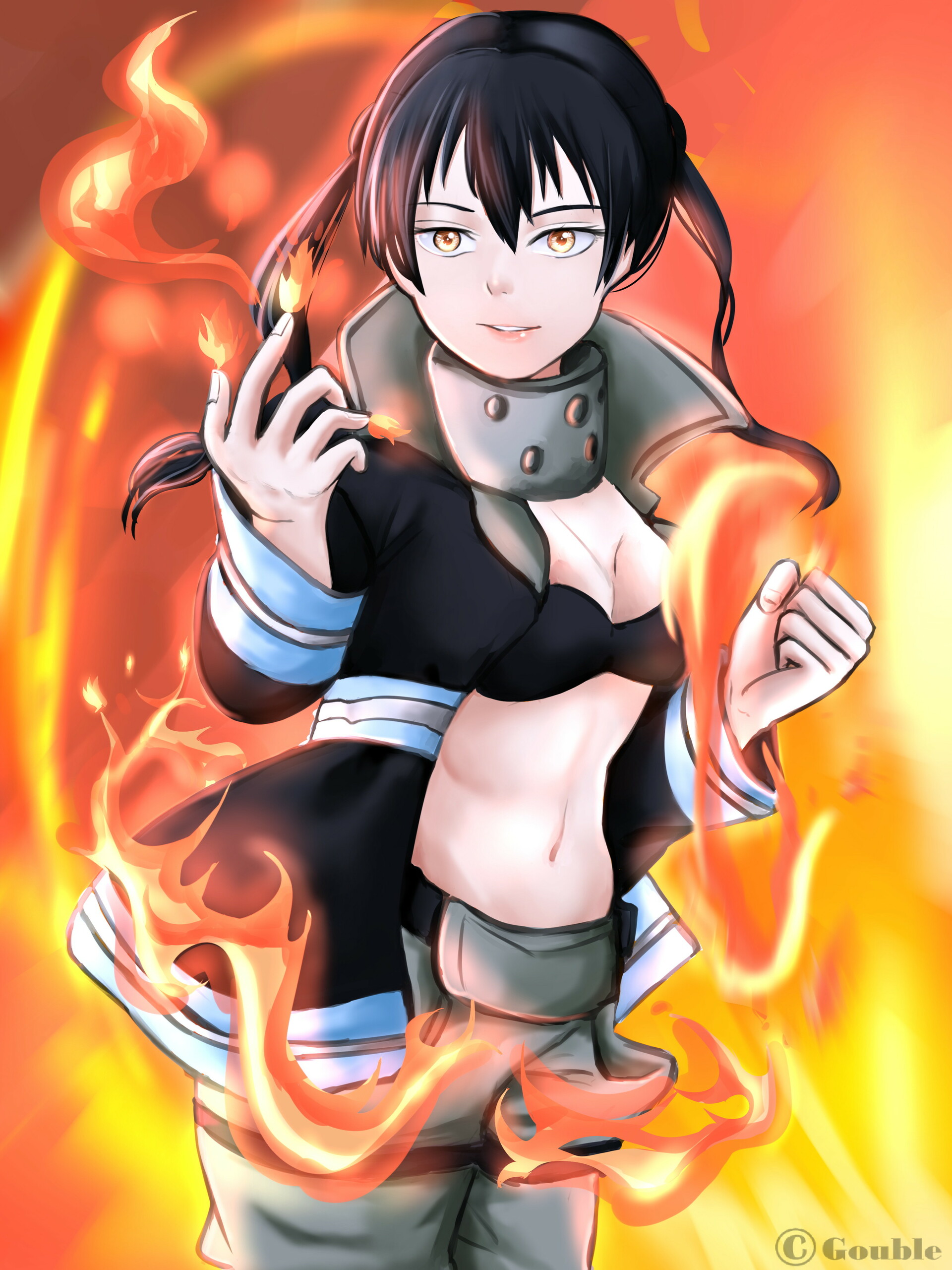 ArtStation - Tamaki x Fire Force Fanart