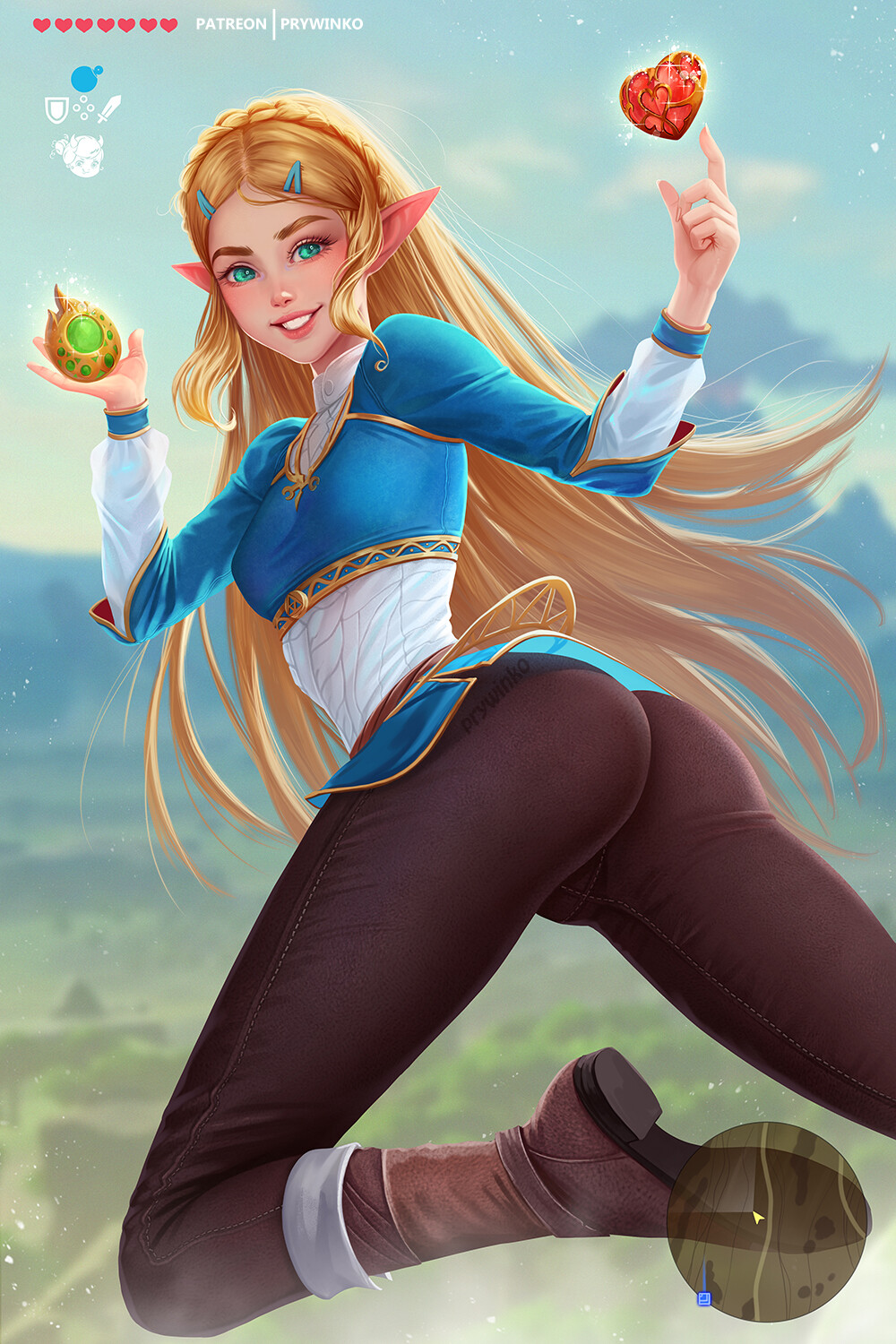 Prywinko Art Princess Zelda