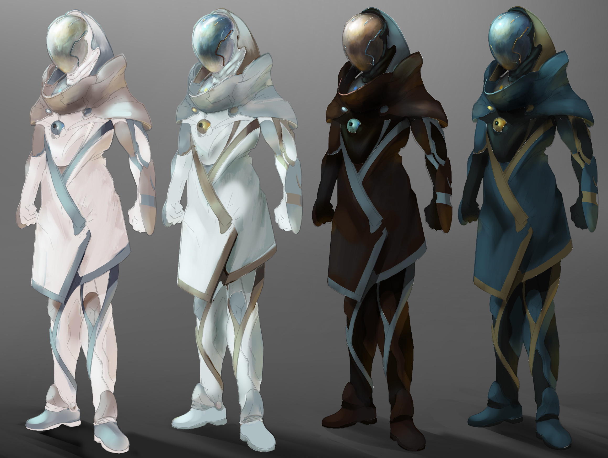Maylon Officer Armor and Color scheme study.